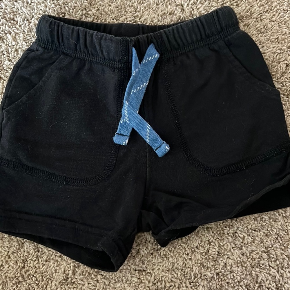Carter’s 12 month black drawstring shorts
